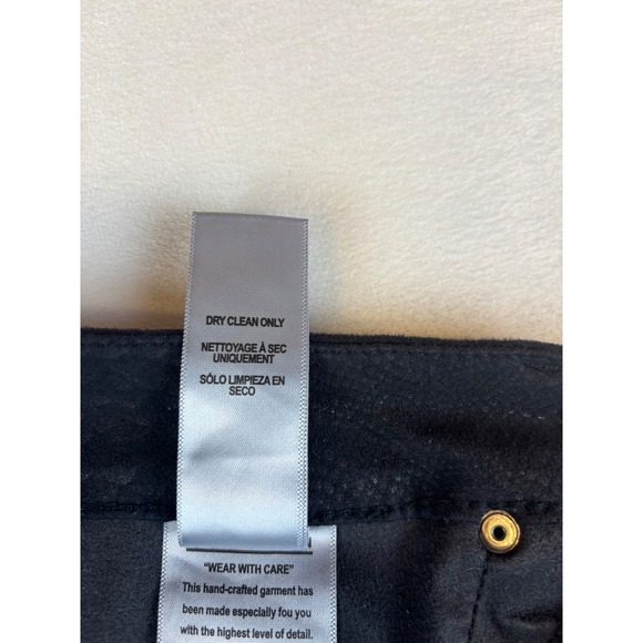 Good American Snakeskin Print Good Legs Pants Jeans Skinny Black Size 18 - Picture 8 of 11